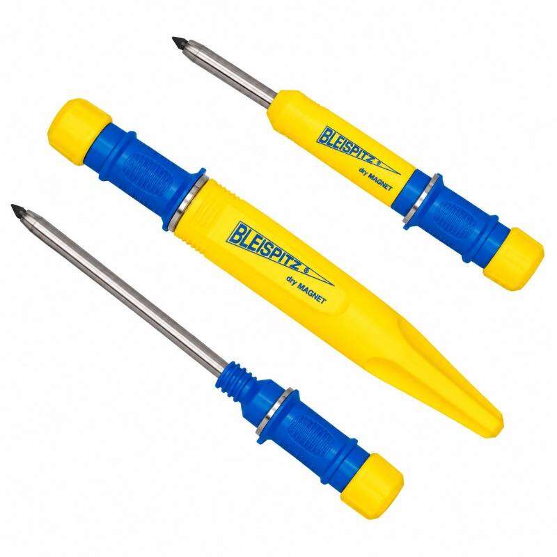 Image du produit BLEISPITZ - Porte-Mine Fermeture Magn&eacute;tique+Taille-crayon jaune/bleu