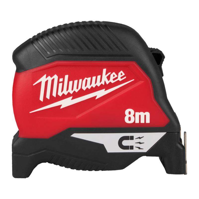 Image du produit Milwaukee - M&egrave;tre ruban 8M Premium Magn&eacute;tique - 4932498770