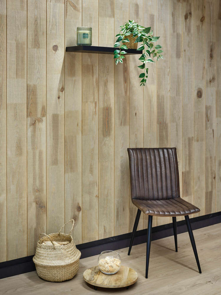 Image du produit VERNILAND - Lambris Mural PURE HOME - Pin Maritime - CALLAO - Sciage Fin - Embruns - 18 x 165 x 2500 mm (1,238 m&sup2;)