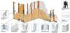 Image du produit Cedral&reg; Lap - Angle ext&eacute;rieur asym&eacute;trique - 300 cm