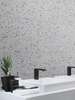 Image du produit Dumawall + - Lambris PVC - Terrazzo Dark grey (A68) - 5 x 375 x 650 mm (1,95 m&sup2;)