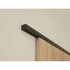Image du produit ARLU Rail Coulissant - CUBE 80 kg - NOIR - 200 cm - 1 Soft Close
