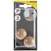 Image du produit Arr&ecirc;t de Porte - Autocollant - Beige - &Oslash; 33 mm x 35 mm (Haut.)