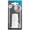 Image du produit Arr&ecirc;t de Porte en Caoutchouc - Blanc - &Oslash; 32 x 35 mm (Haut.) (2 pi&egrave;ces)