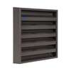Image du produit Renson&reg;- Grille murale de Ventilation en Saillie (type 431) - Alu Ral 7016 (Anthracite) - 165 x 165 mm