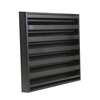 Image du produit Renson&reg;- Grille murale de Ventilation avec Moustiquaire (type 431) - Alu Ral 9005 (Noir) - 165 x 165 mm