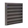 Image du produit Renson&reg;- Grille murale de Ventilation en Saillie (type 431) - Alu Ral 7016 (Anthracite) - 225 x 225 mm
