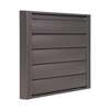 Image du produit Renson&reg;- Grille de Hotte (Evacuation &agrave; Lamelles) (type 433) - Alu Ral 7016 (Anthracite) - 210 x 210 mm