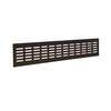 Image du produit Renson&reg;- Grille d'A&eacute;ration en Alu (type 381) - Ral 9005 (Structur&eacute; Noir) - 500 x 80 mm