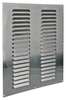 Image du produit Renson&reg;- Grille de Ventilation &agrave; Fente Plat (type 436) - Alu anodis&eacute; Naturel - 400 x 400 mm