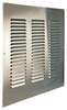 Image du produit Renson&reg;- Grille de Ventilation &agrave; Fente Plat (type 436) - Alu anodis&eacute; Naturel - 500 x 500 mm