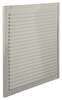 Image du produit Renson&reg;- Grille de Ventilation &agrave; Fente Plat, av.Moustiquaire (type 437) - Alu Blanc - 300 x 300 mm
