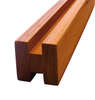Image du produit Poteau rainur&eacute;-PADOUK-Rainure de 23 mm-Milieu-90 x 90 x 2700mm