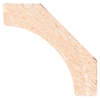 Image du produit Corniche - MDF Blanc Rev&ecirc;tu - 30 x 30 x 2600 mm