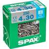 Image du produit SPAX&reg;- Vis universelle - &Oslash; 4 mm - T&ecirc;te frais&eacute;e - Inox A2 - T-STAR Plus (T20) - Filetage partiel 4 CUT