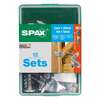 Image du produit SPAX&reg;- Connecteur de Cl&ocirc;ture + Vis T&ecirc;te plate - &Oslash; 7 mm - Inox A1 - T-STAR Plus (T30) - Filetage total