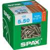 Image du produit SPAX&reg;- Vis Terrasse - &Oslash; 5 mm - T&ecirc;te Cylindrique - Inox A2 - T-STAR Plus (T25) - Filetage de Fixation CUT