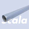 Image du produit Scala - Tuyau / Tube de Descente &Oslash; 50 mm en PVC, &eacute;p. 1,2 mm - Gris Clair - 2,8 m