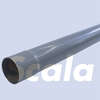 Image du produit Scala - Tuyau / Tube de Descente &Oslash; 80 mm en PVC, &eacute;p. 1,5 mm - Gris Fonc&eacute; - 3 m