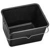 Image du produit CIRET - Seau &agrave; Peinture - Plastique - Noir - Echelle gradu&eacute;e - Surface de Raclage - 8 L