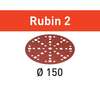 Image du produit FESTOOL - Abrasifs 'Rubin'- &Oslash; 150 mm (48 trous) - Grain: au choix