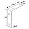 Image du produit Equerre sur chant - Equerre de chaise - Inox