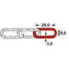 Image du produit Cha&icirc;ne D&eacute;co A/M/N - 33Kg - 29 x 15 x 3 mm (vendu au m&egrave;tre)