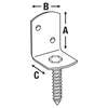 Image du produit Ferrure en L - Inox - 38 x 30 x 32 mm