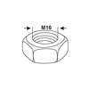 Image du produit Ecrou Hexagonal - Acier Galvanis&eacute; - M16