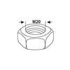 Image du produit Ecrou Hexagonal - Acier Galvanis&eacute; - M20