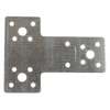 Image du produit Equerre Plate d'assemblage - Mod&egrave;le 'T' - Zingu&eacute; - 70 x 50 x 16 x 2 mm
