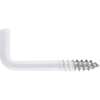 Image du produit Gond (Crampon) en L - Filetage Bois - Blanc