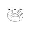 Image du produit Ecrou Hexagonal - Polyamide - Transparent (Blanc)