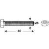 Image du produit Boulon &agrave; T&ecirc;te Hexagonale - Inox A2 - M8