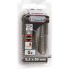 Image du produit Gond (Crampon) en L (Empreinte Plate) - Filetage Bois - Inox A2