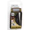 Image du produit Gond (Crampon) en L (Empreinte Plate) - Rustique - Filetage Bois - Noir - 5,2 x 50 mm (6 pcs)