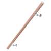Image du produit Rampe d'Escalier - Rond &Oslash; 45 mm - Bois Dur - 100 cm & 270 cm