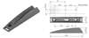 Image du produit Syst&egrave;me K Push - Anthracite - 78 x 16 mm ( Piston 10 x 68 mm - Base - Fixation) - 2p
