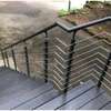 Image du produit Prova - Poteau 1070 mm - Montage Mural - Anthracite - Pour 8 tubes & Main courante &Oslash; 40 mm (PA02)