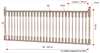 Image du produit Balustre / Fuseau Moderne (Garde-Corps / Escalier) BT20 SOGEM - H&ecirc;tre - 45 x 45 mm