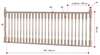 Image du produit Balustre / Fuseau Tourn&eacute;e (Garde-Corps / Escalier) BT3 SOGEM - Sapin - 920 x 45 x 45 mm