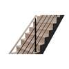 Image du produit Rampe lisse en Alu Noir / Main courante en H&ecirc;tre, pour escalier ''Lima'' (s/cde +/- 10 jours)