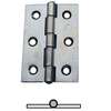 Image du produit Charni&egrave;re de meuble - Large - Noeud couvrant = 2 lames pli&eacute;es - Zingu&eacute;e & Inox A2