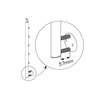 Image du produit Kordo - Entretoise d'Ecartement pour Garde-corps PRESTIO - Anthracite (RAL 7016) - (2 pi&egrave;ces)