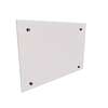 Image du produit Kordo - Verre synth&eacute;tique pour Garde-corps OPALU / PRESTIO - 940 x 640 x 4mm + 4 supports ANTHRACITE