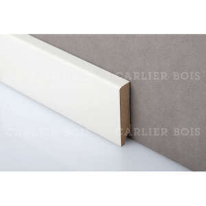 Image produit Plinthe MDF Hydro - Droite - Blanc - RAL 9010
