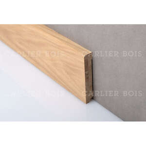 Image produit Plinthe Bois Massif - Ch&ecirc;ne Plaqu&eacute; - 15 x 90 x 3050 mm - LG 3.05