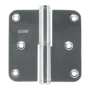 Image produit HDD - Paumelle - 80 x 80 x 2,5 mm - Inox Chrome (Droite)