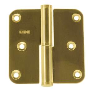 Image produit HDD - Paumelle - 80 x 80 x 2,5 mm - Laiton Titane (Droite)