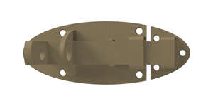 Image produit DURAVIS&reg; - Verrou Porte Cadenas - Beige - 90 x 44 mm